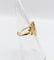Bague 51 Bague chevalière blason vintage en or 18k et platine, diamants 58 Facettes A06817