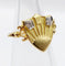 Bague 51 Bague chevalière blason vintage en or 18k et platine, diamants 58 Facettes A06817