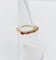 Bague 50 Demi-alliance vintage - Bague en or jaune 18k, rubis et diamants 58 Facettes A06820