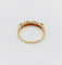 Bague 50 Demi-alliance vintage - Bague en or jaune 18k, rubis et diamants 58 Facettes A06820