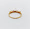 Bague 50 Demi-alliance vintage - Bague en or jaune 18k, rubis et diamants 58 Facettes A06820