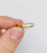Bague 50 Demi-alliance vintage - Bague en or jaune 18k, rubis et diamants 58 Facettes A06820