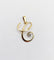 Pendentif Pendentif lettre C vintage en or jaune 18k et diamant 58 Facettes A06826