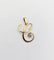 Pendentif Pendentif lettre C vintage en or jaune 18k et diamant 58 Facettes A06826