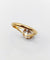 Bague 54.5 Bague marguerite antique en or 18k et platine, diamants taille rose 58 Facettes A06827
