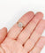 Bague 54.5 Bague marguerite antique en or 18k et platine, diamants taille rose 58 Facettes A06827