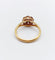Bague 54.5 Bague marguerite antique en or 18k et platine, diamants taille rose 58 Facettes A06827