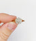 Bague 54.5 Bague marguerite antique en or 18k et platine, diamants taille rose 58 Facettes A06827