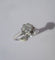 Bague 53 Bague solitaire diamant taille brillant en or blanc 18 ct et platine 58 Facettes Bague