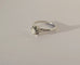 Bague 53 Bague solitaire diamant taille brillant en or blanc 18 ct et platine 58 Facettes Bague
