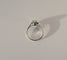 Bague 53 Bague solitaire diamant taille brillant en or blanc 18 ct et platine 58 Facettes Bague
