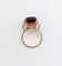 Bague 49.5 Bague cocktail vintage - Bague en or 18k et verre violet 58 Facettes A06830