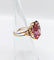 Bague 49.5 Bague cocktail vintage - Bague en or 18k et verre violet 58 Facettes A06830