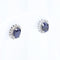 Montre Pendientes convertibles en or blanc 18K avec saphirs, diamants et perle 58 Facettes 138512