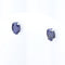 Montre Pendientes convertibles en or blanc 18K avec saphirs, diamants et perle 58 Facettes 138512