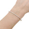 Bracelet Bracelet jonc or blanc et diamants. 58 Facettes 35451