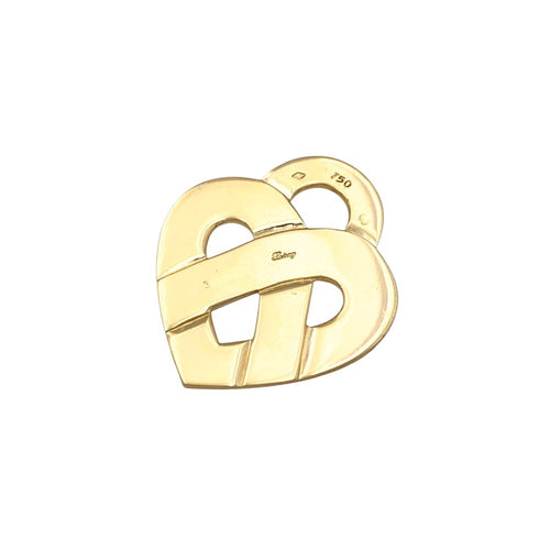 Pendentif Pendentif Poiray, "Coeur Entrelacé", or jaune. 58 Facettes 35395