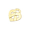 Pendentif Pendentif Poiray, "Coeur Entrelacé", or jaune. 58 Facettes 35395