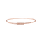 Bracelet Bracelet jonc or rose et diamants. 58 Facettes 35449