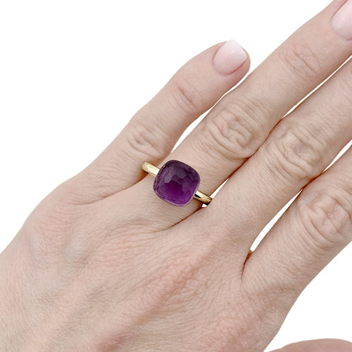 Bague 51 Bague Pomellato, "Nudo Classic", deux ors, améthyste. 58 Facettes 35363