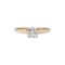 Bague 50 Solitaire Cartier, "1895",or jaune et diamant. 58 Facettes 35349