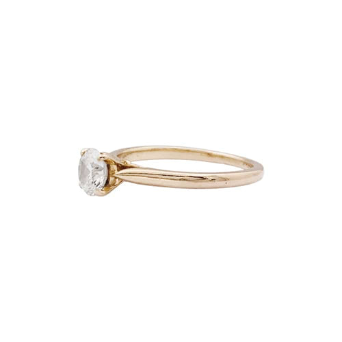 Bague 50 Solitaire Cartier, "1895",or jaune et diamant. 58 Facettes 35349