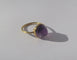 Bague 54 Bague en or jaune et améthyste pain de sucre 7 ct, circa 1910 58 Facettes Bague