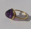 Bague 54 Bague en or jaune et améthyste pain de sucre 7 ct, circa 1910 58 Facettes Bague