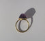 Bague 54 Bague en or jaune et améthyste pain de sucre 7 ct, circa 1910 58 Facettes Bague