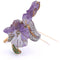 Broche Spilla vintage - Motif floral en or 18 kt avec diamants et émeraudes 58 Facettes SP32 '(00929)