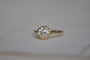 Bague Bague en or jaune 18 K sertie d’un diamant taille ancienne 1,26 ct 58 Facettes