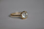 Bague Bague en or jaune 18 K sertie d’un diamant taille ancienne 1,26 ct 58 Facettes
