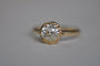 Bague Bague en or jaune 18 K sertie d’un diamant taille ancienne 1,26 ct 58 Facettes
