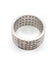Bague 65 Bague fascione en or blanc massif avec diamants 58 Facettes 1157 B OC