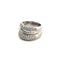 Bague en or blanc 18 ct avec diamants 58 Facettes 1157 F OC
