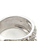 Bague en or blanc 18 ct avec diamants 58 Facettes 1157 F OC
