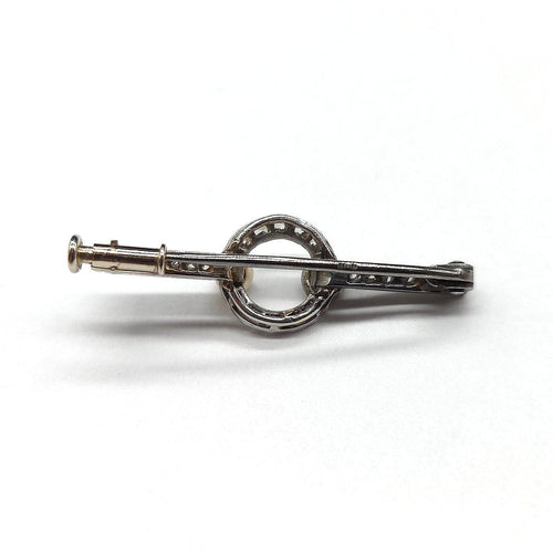 Broche Broche Art déco en or blanc 18 carats, perle et diamants 58 Facettes BO/260019
