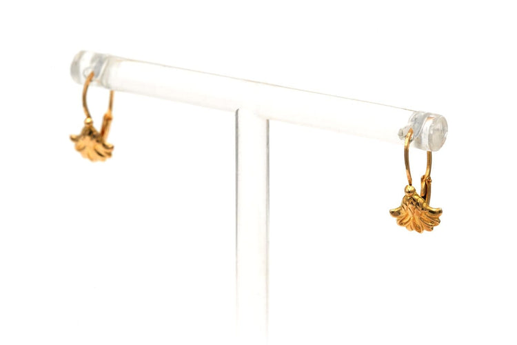 Boucles d'oreilles Boucles d'oreilles Art déco en or jaune 18 carats 58 Facettes B824
