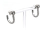 Boucles d'oreilles Boucles d'oreilles - Or blanc 18 carats et diamants taille brillant 0,888 ct 58 Facettes 23546