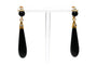 Boucles d'oreilles Napoléon III - Boucles d'oreilles en or jaune 18 carats, perles et jaspe 58 Facettes 23534