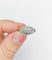 Bague 54 Bague Art déco en or blanc 18k et platine, diamants 58 Facettes A06836