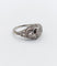 Bague 54 Bague Art déco en or blanc 18k et platine, diamants 58 Facettes A06836
