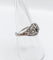 Bague 54 Bague Art déco en or blanc 18k et platine, diamants 58 Facettes A06836