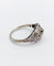 Bague 54 Bague Art déco en or blanc 18k et platine, diamants 58 Facettes A06836