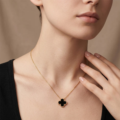 Collier Collier Van Cleef & Arpels Alhambra Onyx Or Jaune 58 Facettes OC-63900029