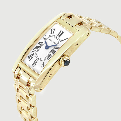Montre Montre Cartier Tank Américaine Or jaune 58 Facettes OC-68802023