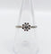 Bague 56 Bague solitaire Art déco en or blanc 18k et platine, diamants 58 Facettes A06837