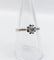 Bague 56 Bague solitaire Art déco en or blanc 18k et platine, diamants 58 Facettes A06837