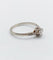 Bague 56 Bague solitaire Art déco en or blanc 18k et platine, diamants 58 Facettes A06837