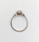 Bague 56 Bague solitaire Art déco en or blanc 18k et platine, diamants 58 Facettes A06837